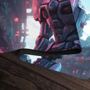 Neon Anime Character Playmat