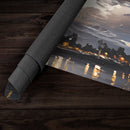 Night Scene Near The River Playmat