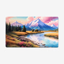 Pastel Pink Mountains Playmat