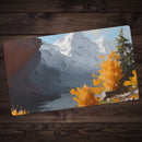 White Snowy Mountains Playmat