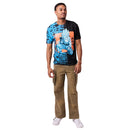 Dragon Ball Z Goku Kanji Adult Blue-Green Short Sleeve T-Shirt