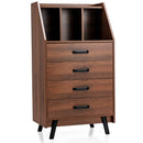 4-Drawer Dresser with 2 Anti-Tipping Kits for Bedroom