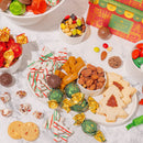 Christmas Gift Basket – Three-Tier Tower of Holiday Chocolates, Caramels & Treats