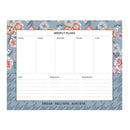 Dream Believe Achieve Undated Weekly Planner | Desk Table Organizer | 9" x 7"