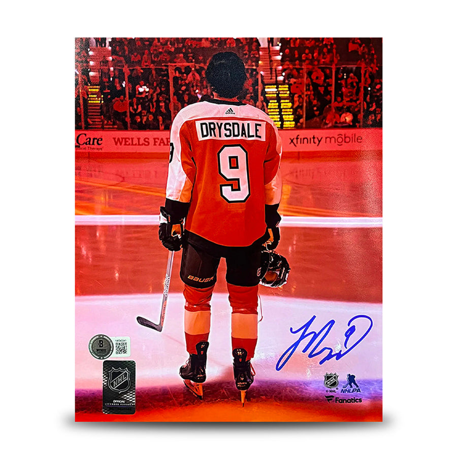 Jamie Drysdale Orange Spotlight Philadelphia Flyers Autographed 16