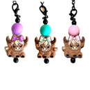 CUTIE HIGHLAND COW Charm - Tumbler Handle Charm