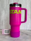 SUMMER SUNSET PURPLE WAFFLE Tumbler Boot