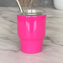 Mini Stainless Steel Tumbler with Straw