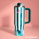 Emerald Kiss Waffle Tumbler Boot -Fall fits 20-40oz