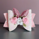Floral Spring Tumbler Bow