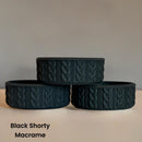 Black Shorty Macrame Boot