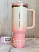 KOREA PINK MACRAME Tumbler Boot