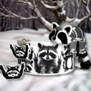 TRASH PANDA ‘Ricky’ Raccoon 3D Deluxe Charm - Tumbler Handle Charm
