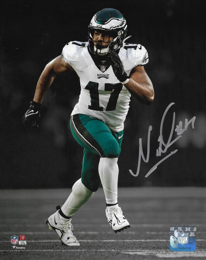 Nakobe Dean Blackout Action Philadelphia Eagles Autographed 16