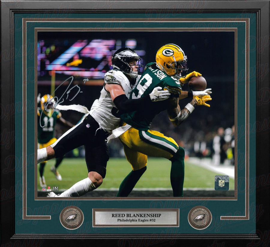 Reed Blankenship v. Packers Philadelphia Eagles Autographed 16