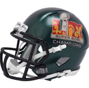 Philadelphia Eagles Super Bowl LIX Champions Riddell Speed Mini Helmet