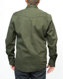 Earl Denim Shirt - Dusty Olive