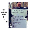 Eat Hot Chip and Lie Motel Style Keychain in White