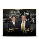 Jack Edwards & Andy Brickley Boston Bruins Autographed 8" x 10" Collage Hockey Photo