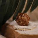 Egyptian Gold Sandstone Stone Dice Set - Dice Around the World Collection