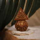 Egyptian Gold Sandstone Stone Dice Set - Dice Around the World Collection