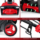 20 Inch 120V 15Amp Electric Snow Thrower with 180° Rotatable Chute