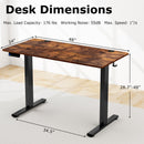 Electric Standing Desk with Memory Presets & Cable Management