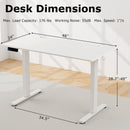 Electric Standing Desk with Memory Presets & Cable Management