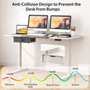 Height Adjustable Electric Standing Desk with USB Charging Port