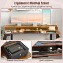 63 Inch x 24 Inch Electric Standing Desk with 2 Drawers