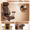 Ergonomic Office Chair Computer Desk Chair with 2D Headrest and Rocking Backrest