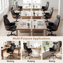 Ergonomic Office Chair with Headrest Adjustable Height for Home Office and Study
