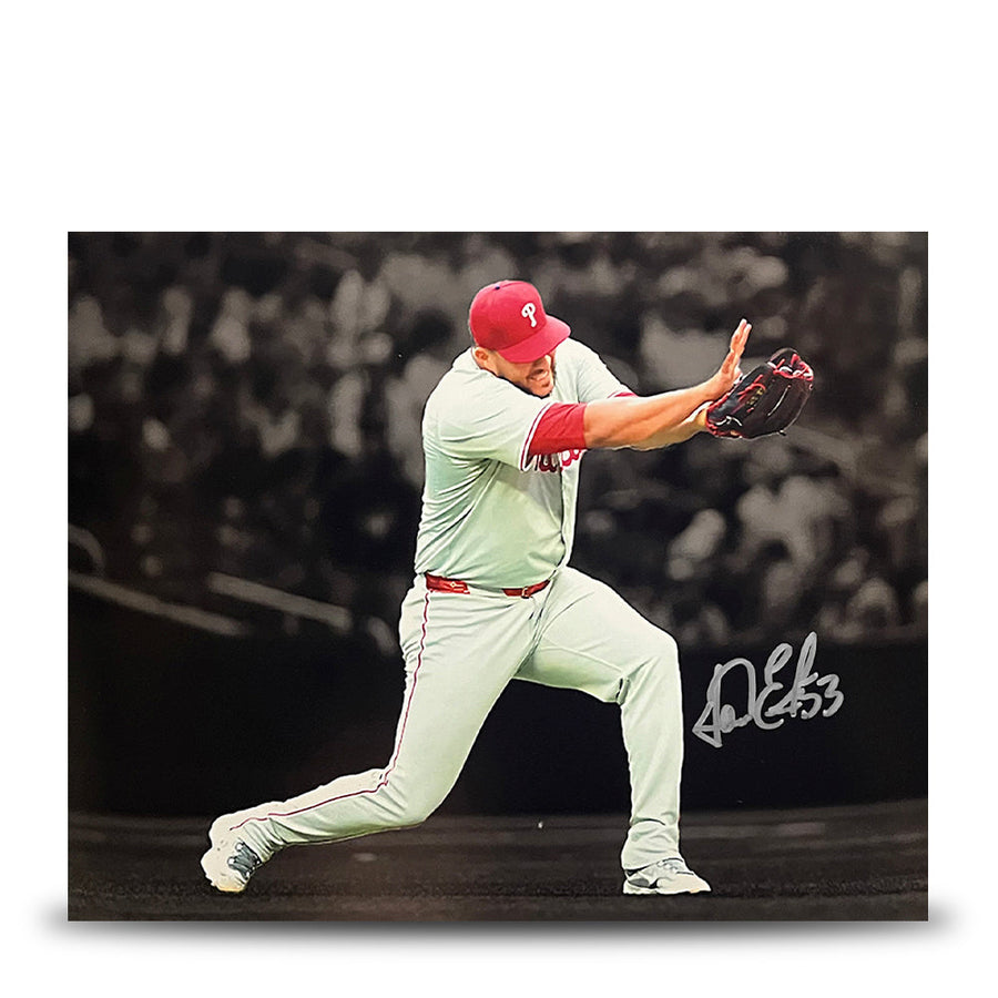 Carlos Estevez Kamehameha Pose Autographed Philadelphia Phillies 8