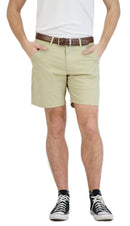 Everyday Stretch Shorts with a Comfortable Built-In Liner - Business Casual Style- Khaki