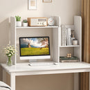 Expandable Desktop Bookshelf with Open Storage Cubes