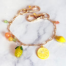 Lemons Deluxe Tumbler Charm Necklace