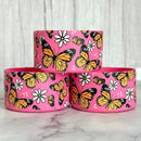 Pink BUTTERFLIES Tumbler Boot