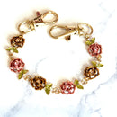 Roses in Bloom Deluxe Tumbler Charm Necklace