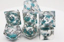 Sharp-Edged Liquid Core RPG Dice Set