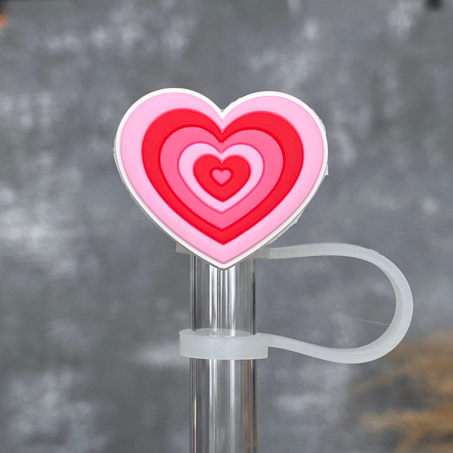 Hearts Straw Topper