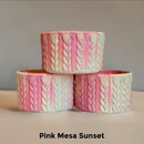 Pink Mesa Sunset Macrame Boot - fits 20-40oz