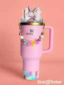 Floral Spring Tumbler Bow