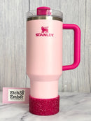 Flamingo Druzy BLING Tumbler Boot -fits 40oz New!