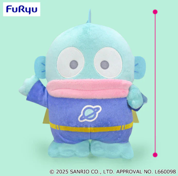 Sanrio Hangyodon Anniversary Design BIG Plush Hero Costume, 13.8