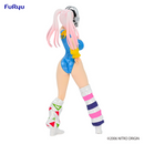 FuRyu: Nitroplus - Super Sonico (1980's Blue Another Color Ver.) Concept Figure