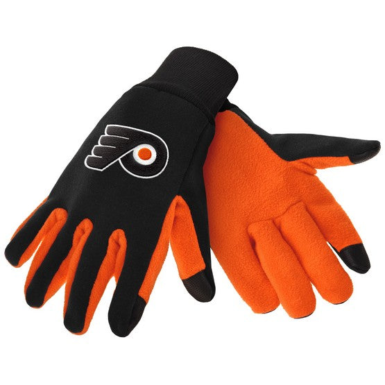 Philadelphia Flyers Black Texting Gloves