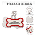 Personalized Bone-Shaped Dog ID Tag