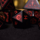 Fabled Mark Obsidian Stone Dice Set