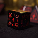 Fabled Mark Obsidian Stone Dice Set