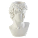 Face Statue Ceramic Decor | 5.5" Tall David Bust Greek Roman Statue